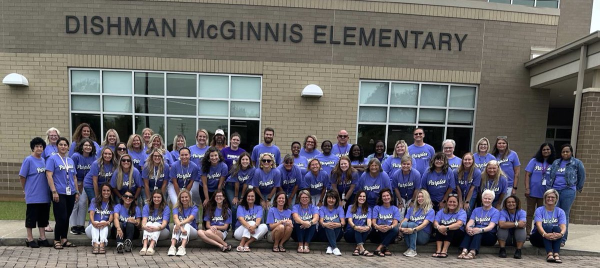 What a great Opening Day with <a href="/BGISD/">Bowling Green Independent Schools</a> yesterday! Dishman staff were excited to be back together again. We’re ready for a fantastic school year! 💜💛