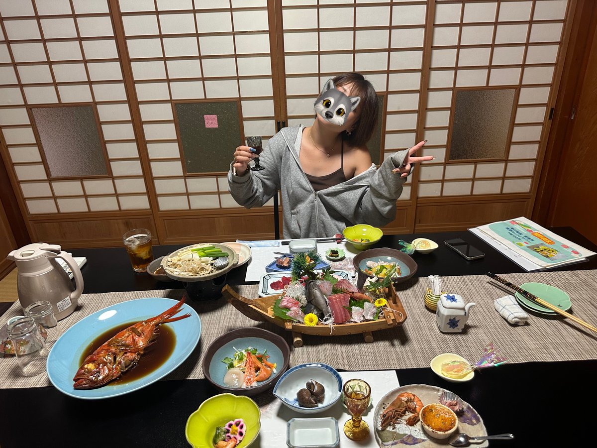 joCBR1000RR's tweet photo. 2日目はバイク友達の旅館へ！
豪華すぎて最高です！

ありがとうございます！
@ken_fullthro https://t.co/yGF0mDp6Q0