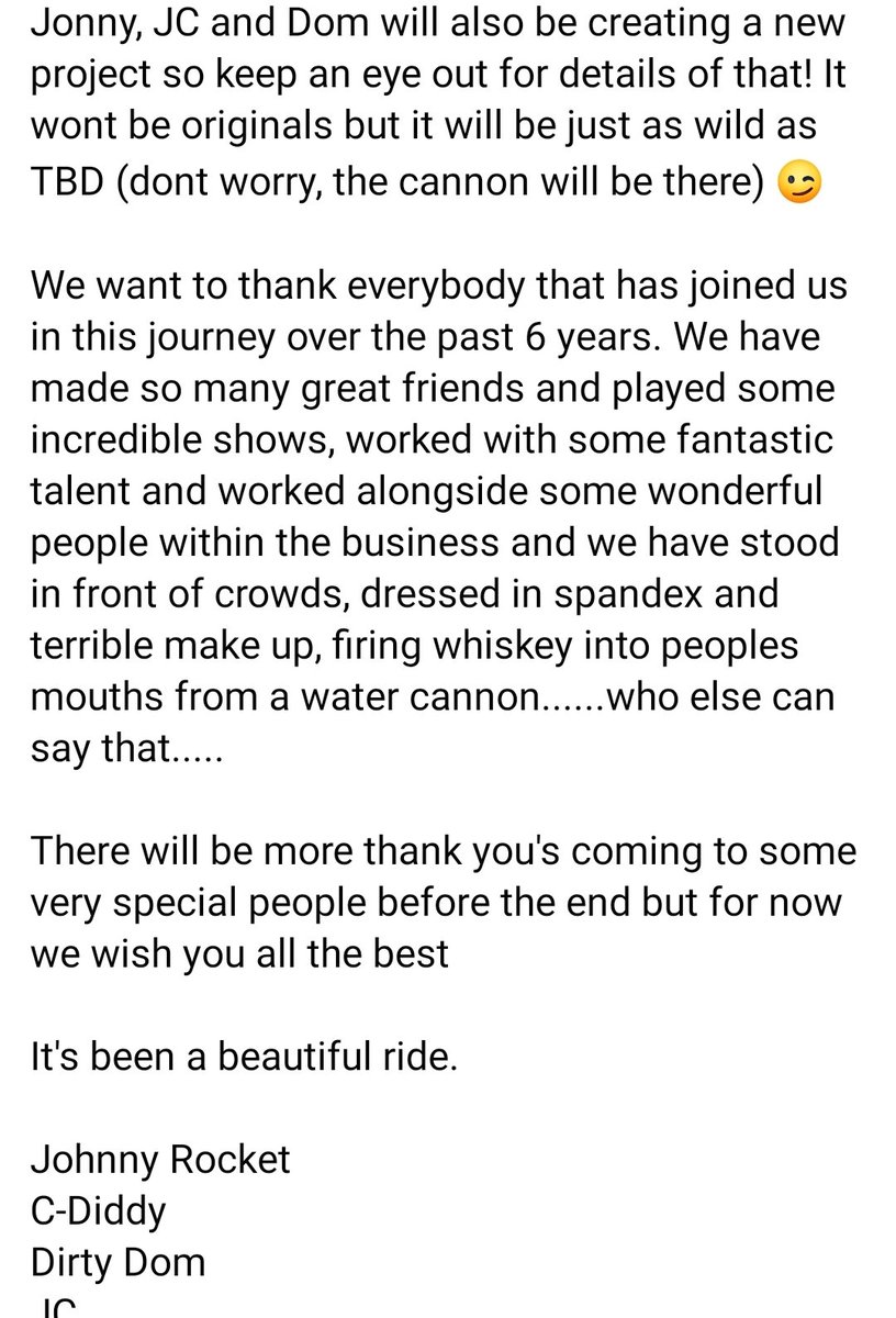 An important message for any of our people that don't follow our fb page❤️❤️