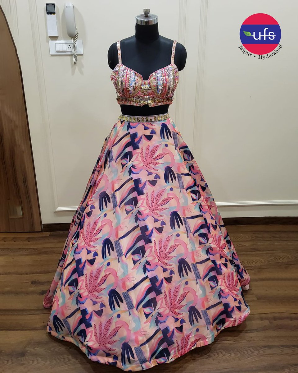 ufs_india's tweet photo. Embrace your inner diva with this sparkling Pinkish Purple Sequence Embroidery Lehenga Choli from UFS store Hyderabad; adorned with subtle embroidery and work, this ensemble captures the essence of Indian wedding. 
#uniquefancysarees #trending #DRESSES #lehenga #designerclothes https://t.co/RedAIRgOJ4