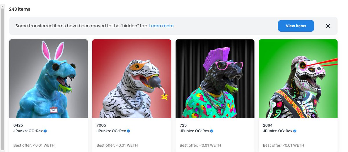 jmetcalfe_'s tweet image. I am underexposed to @JPunksNFT but one of my fellow Goblins is teaching me the way. 

Not often do you get such generosity in the space. @CosminOlx, appreciate you. ❤️‍🔥
Dinos lfg!