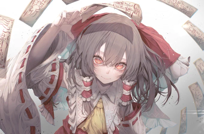 楽園の巫女  #東方Project #イラスト