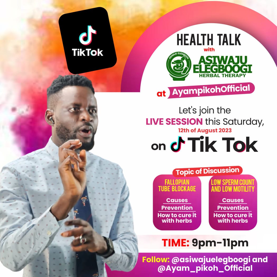 asiwajuelegbogi's tweet photo. You can follow up with us on Tiktok @asiwajuelegboogi to he part of the discussion . Health is wealth https://t.co/Ltngrfjl1H
