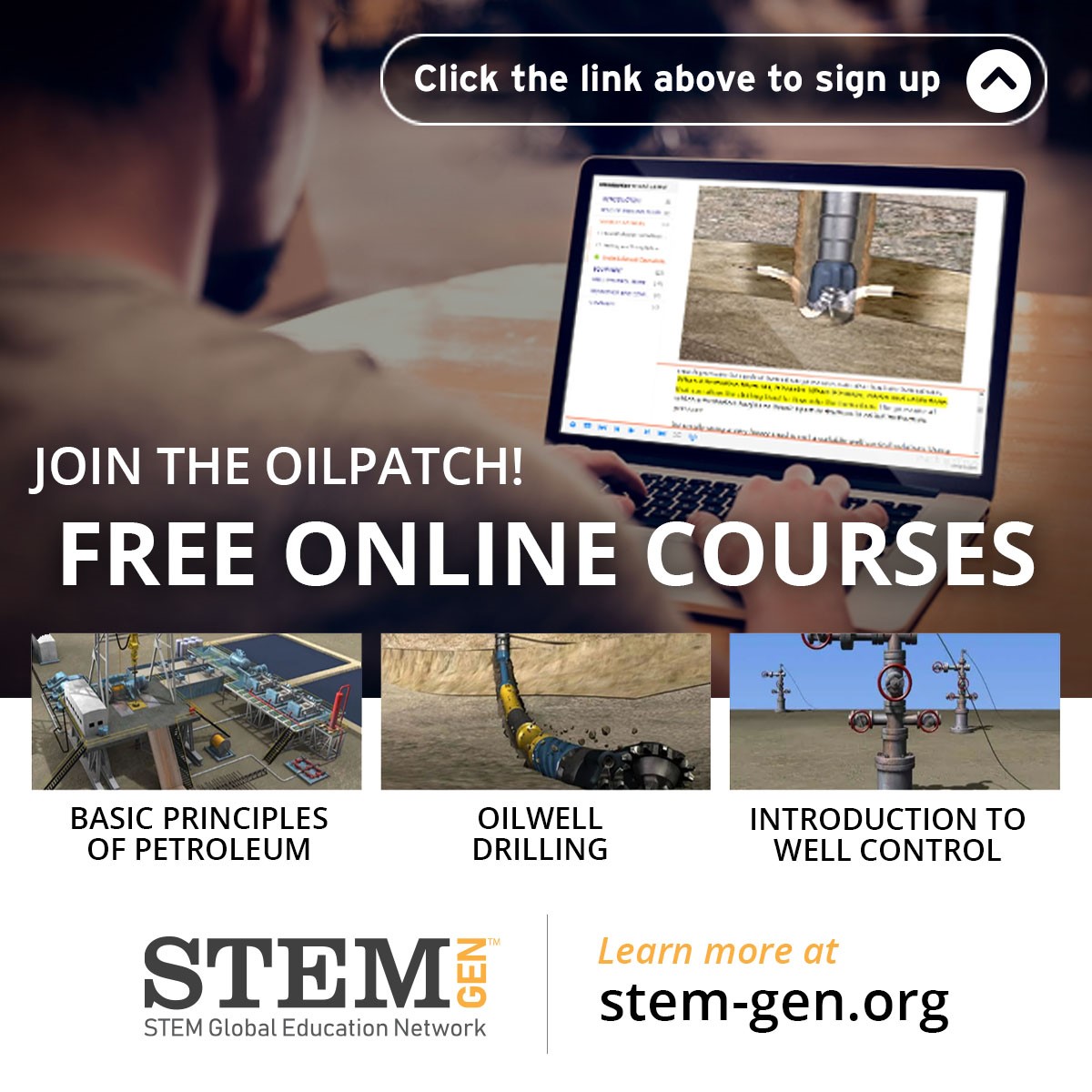 newvisionwire's tweet photo. AD
📢 STEM GEN is offering 3 free eLearning courses for the oil and gas industry. Simply apply to the link below, once approved, you will receive access to the courses via email. @stemglobaled
Link: https://t.co/r4ONqIDsVB
#STEMGlobalEducationNetwork #STEMEducation #STEMGEN https://t.co/90WwlDuvn9
