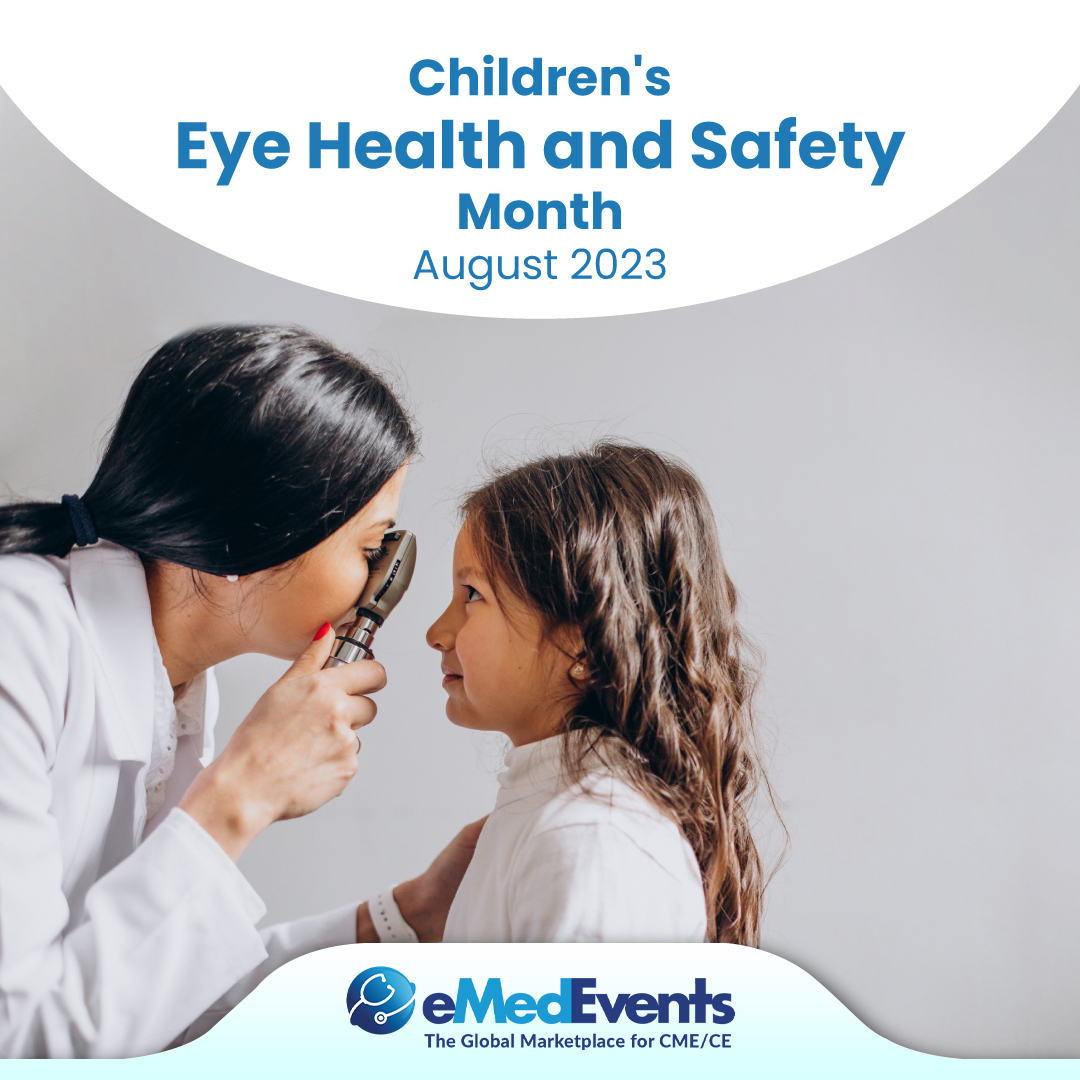 eMedEvents's tweet photo. August is Children's Eye Health and Safety Month! Good eye health plays a prominent role in young children’s physical and cognitive development.
#ChildrensEyeHealth #EyeSafetyMonth #KidsEyeHealth #ChildrensVision #GetEyeSmart #healthylifestyle #meded #eMedEvents https://t.co/y80AxMmR9k