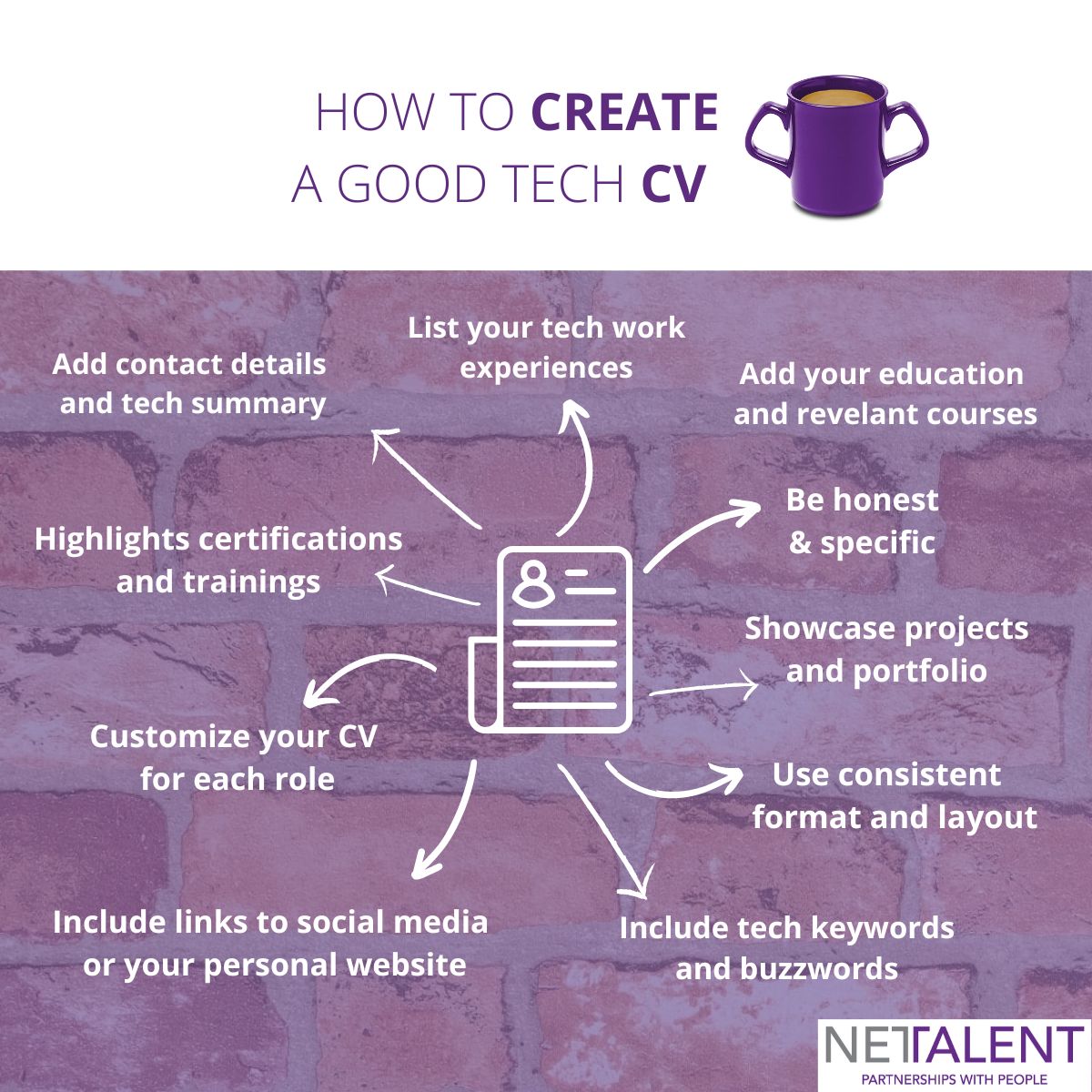 Yvonnemoffat5's tweet image. 💡 Creating a strong technical CV is essential to showcase your skills, experience, and qualifications effectively to potential employers in the technology field.

Here below are some tips to help you create a standout tech CV! 👇

#techcv #recruitment #hiring