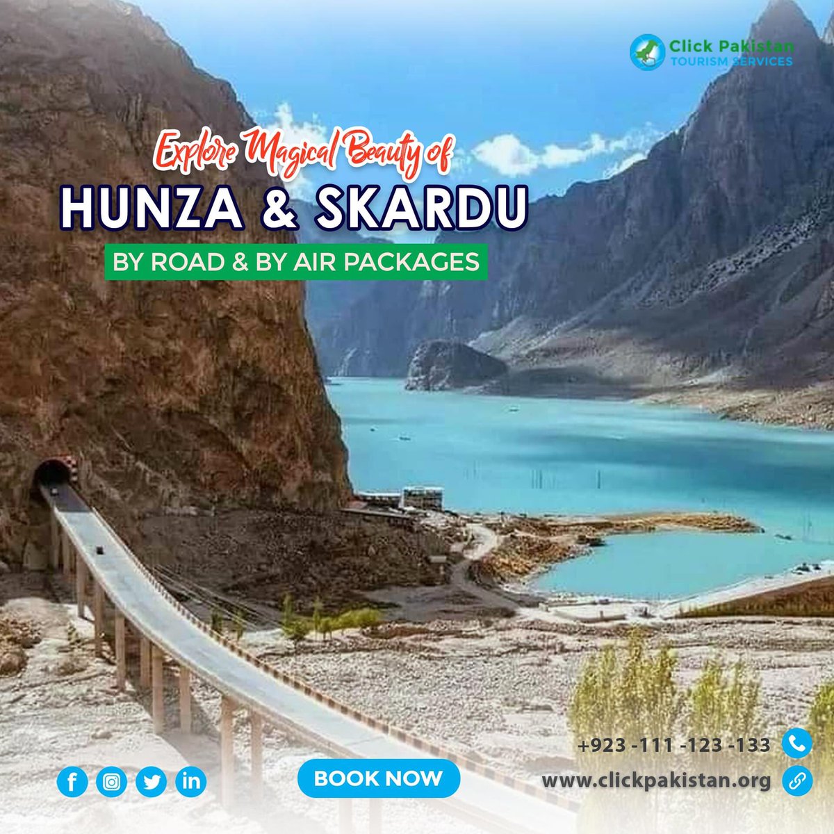 pakistan_click's tweet photo. Throughout years of service, we have had the pleasure of catering to a multitude of satisfied national and international clients, 𝐞𝐚𝐫𝐧𝐢𝐧𝐠 𝐚𝐧 𝐢𝐦𝐩𝐫𝐞𝐬𝐬𝐢𝐯𝐞 𝐫𝐚𝐭𝐢𝐧𝐠 𝐨𝐟 𝟒.𝟗.

Book your package now at ￼0311 1123133 https://t.co/zz2QSJvdFE