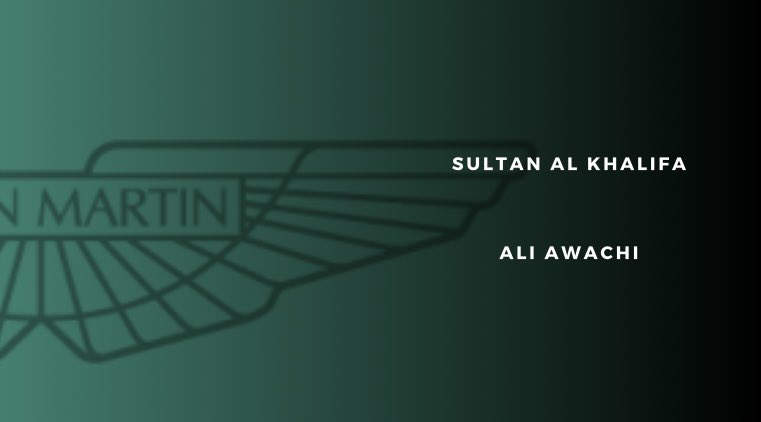 Next up is the Aston Martin team, who have been struggling to settle in at the top of the field, hoping to finally contend they bring:

Sultan Al Khalifa 🇧🇭

Ali Awachi - <a href="/AwachiAli/">ali awachi</a> 🇧🇭