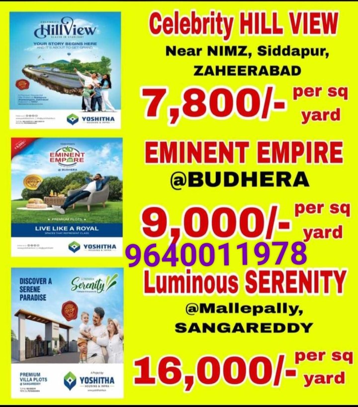 Kalyan424592954's tweet image. More details WhatsApp 9640011978
#openplot #plot #openplots #plots #mumbaihigway #zahirabad #hydrabadopenplot