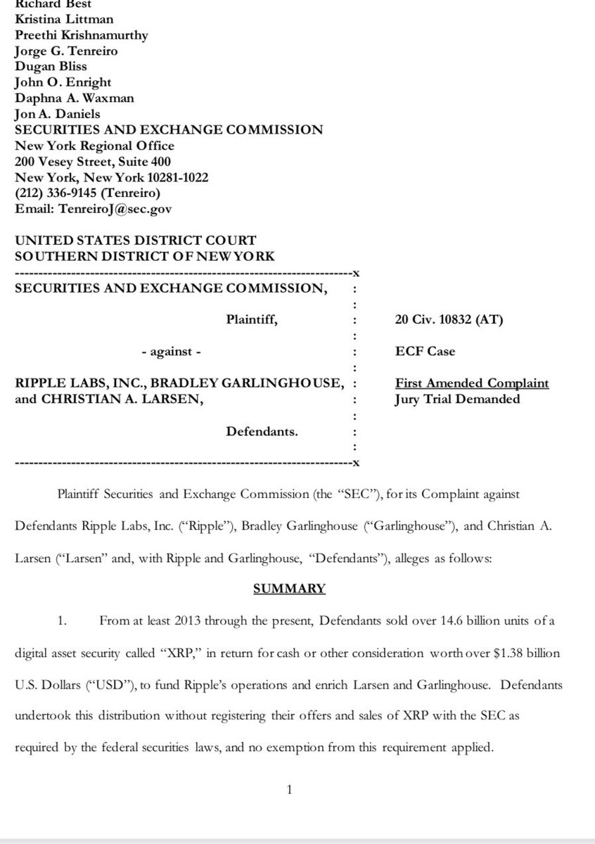 BOOOOOOOOOOOOOOOOM!!!

#XRP removed from SEC’s securities list. 🔥