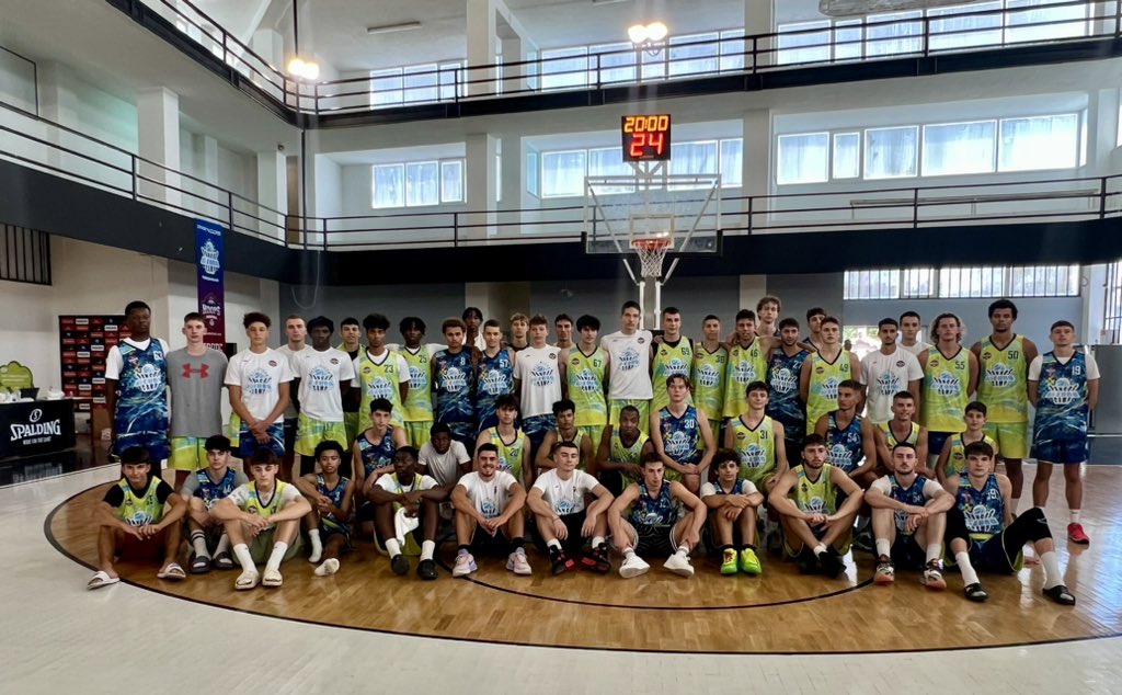 PangosAACamp's tweet photo. 2023 #PangosAllEuro by @FCPPangos @Trigonis30 Camp Photo 

With Best of the Best All-Star Game coming up next @BallerTV (roster below)

@Spalding @CompanyHoops @LimitLesSports @FrankieBur @RonMFlores @NBNMagazine @nbadraftnet @BioSteelSports https://t.co/NrHCThpaEI
