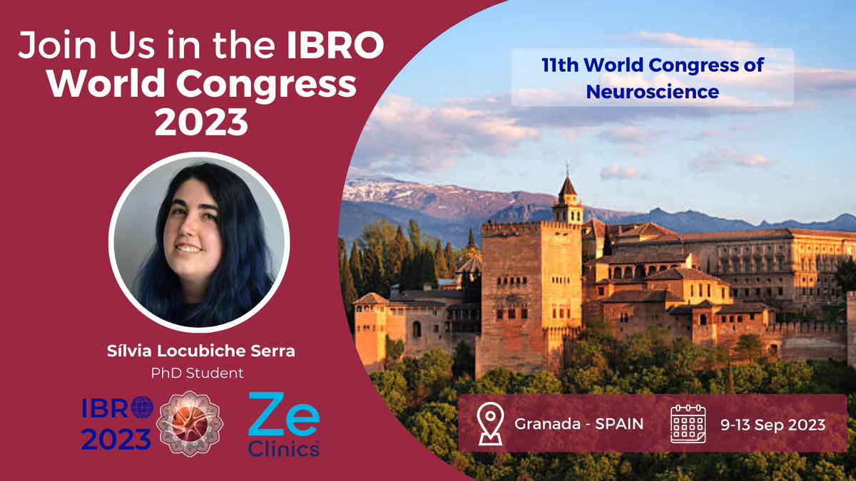 ZeClinics's tweet photo. #ZeEvent | Come be a part of the 11th IBRO World Neuroscience Congress with us at #IBRO2023!
Explore the field of #Neuroscience and Learn about Sílvia Locubiche's #ZebrafishModels of Developmental #Encephalopathies 🧠
📍9-13 Sep 2023
👉Register Here: https://t.co/i41pmWCw4k https://t.co/eZOaTLFEdA