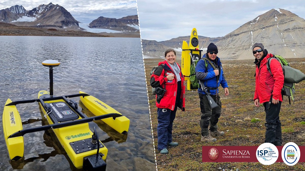CNR Consiglio Nazionale delle Ricerche (@cnrsocial_) on Twitter photo Ricerca ecologica e avanzamento tecnologico in #Artico: il progetto PRA #EcoClimate
Utilizzato, per la prima volta, un drone idrografico, configurato per il lavoro a latitudini estreme, per ottenere batimetrie ad altissima risoluzione dei bacini lacustri
👉cnr.it/it/nota-stampa… Ricerca ecologica e avanzamento tecnologico in #Artico: il progetto PRA #EcoClimate
Utilizzato, per la prima volta, un drone idrografico, configurato per il lavoro a latitudini estreme, per ottenere batimetrie ad altissima risoluzione dei bacini lacustri
👉cnr.it/it/nota-stampa…