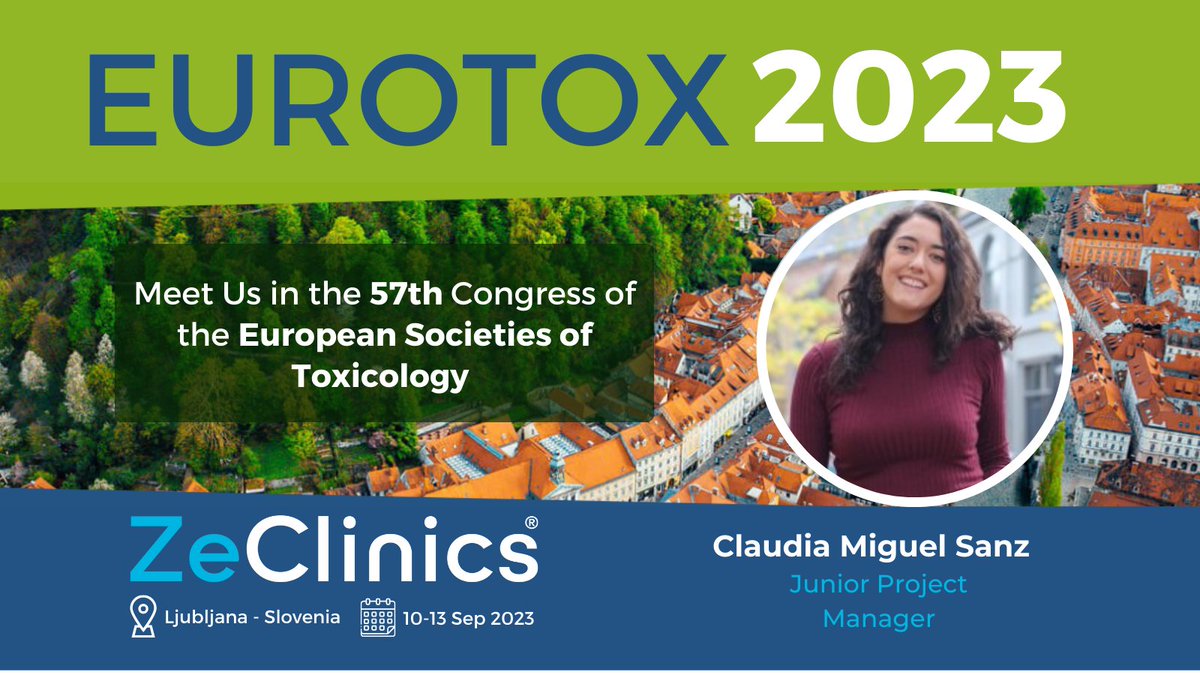 ZeClinics's tweet photo. #ZeEvent | We are participating in the 57th Congress of European Societies of Toxicology! 
Join us at #EUROTOX 2023 and discover the latest toxicology trends 🙌
📍10-13 Sep 2023 
👇Register Here: https://t.co/KN9I56nerw https://t.co/ZTmNor2w8L