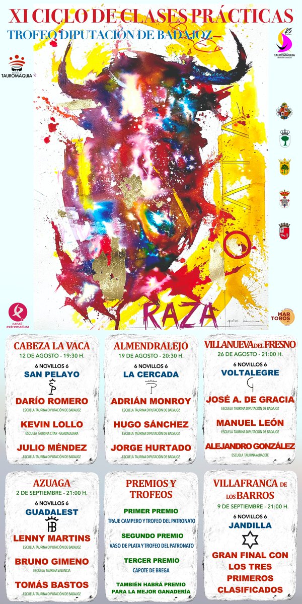 XI CICLO CLASES PRÁCTICAS DIPUTACIÓN DE BADAJOZ