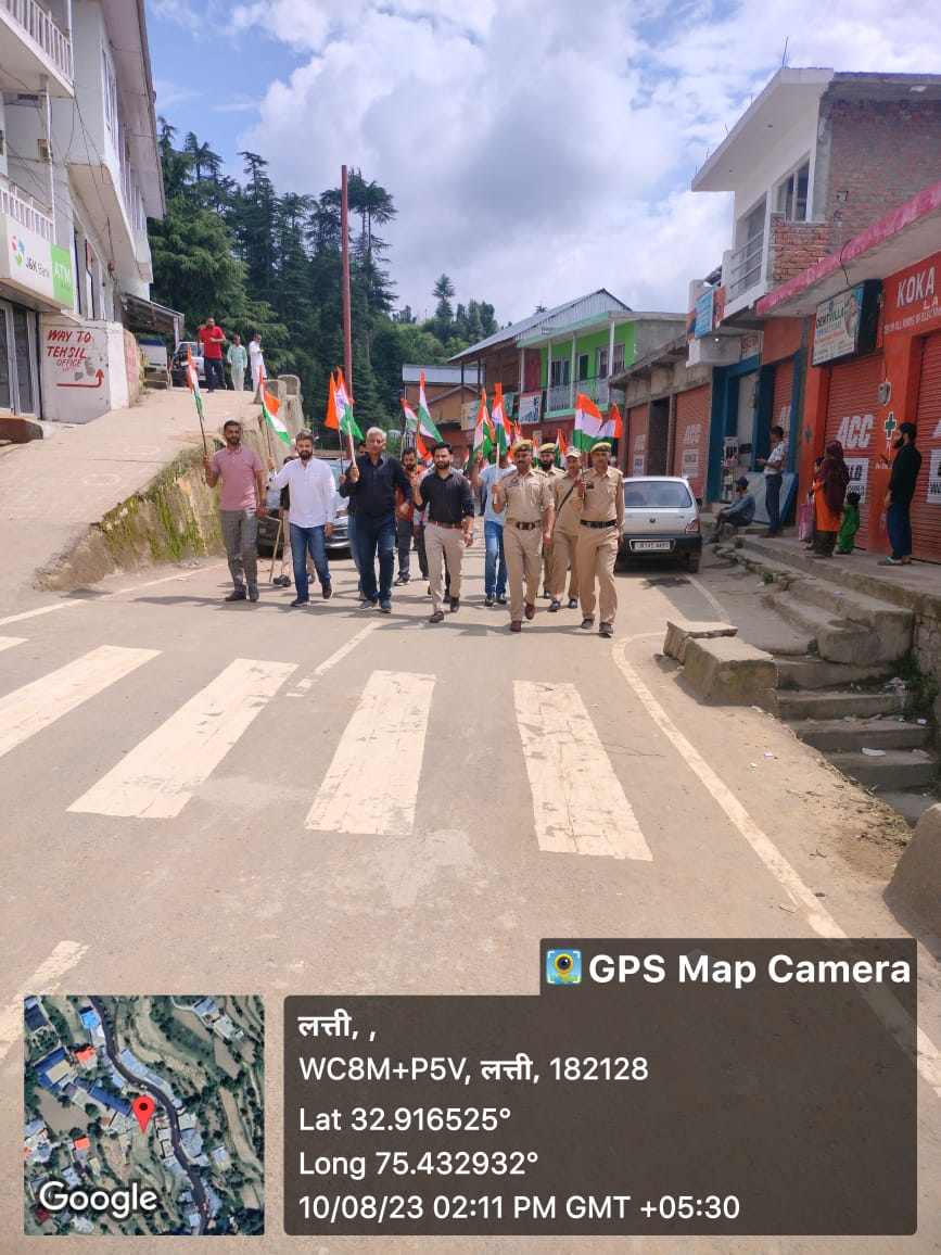 dioudhampur's tweet photo. #MeriMaatiMeraDesh
#TirangaRall_Latti

 Trianga rally organised in block Latti district Udhampur under theme #MMMD. Our Unity, patriotism &amp; the vibrant Color ignited Nationalist vibes .
@MinOfCultureGOI
@OfficeOfLGJandK 
@Divcomjammu 
@diprjk https://t.co/t2Mu5VPrTB