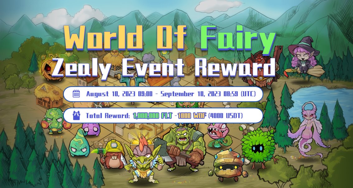 We are very excited to start our exciting 1-month Zealy event marathon. Please take your place now to join this exciting adventure and join our event via the link we shared. zealy.io/c/worldoffairy… In order for you to complete the invitation missions, each new user you invite…