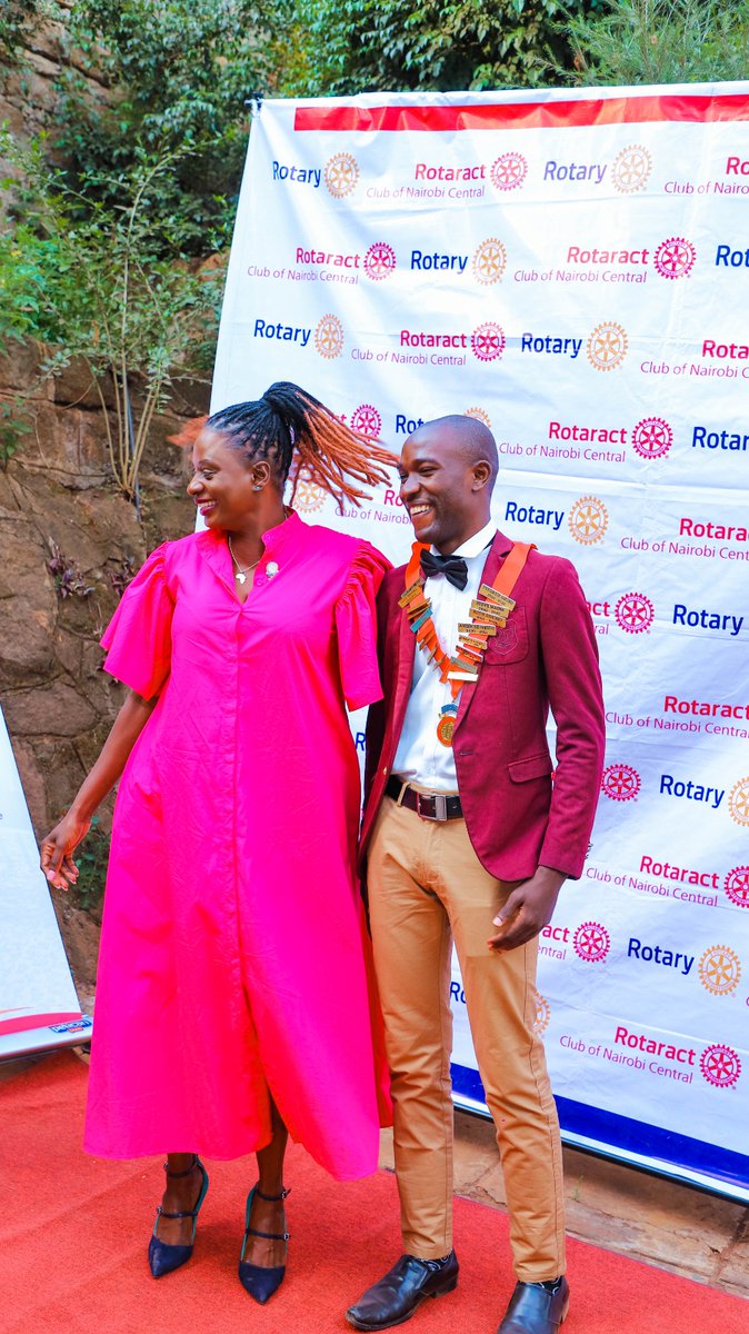 We take this moment to extend our heartfelt appreciation to President Susan Murabana of The Rotary Club of Nairobi our officiator of the installation ceremony, who guided us in welcoming President Fredrick Oburu to lead the Rotaract Club of Nairobi Central! 🎊✨