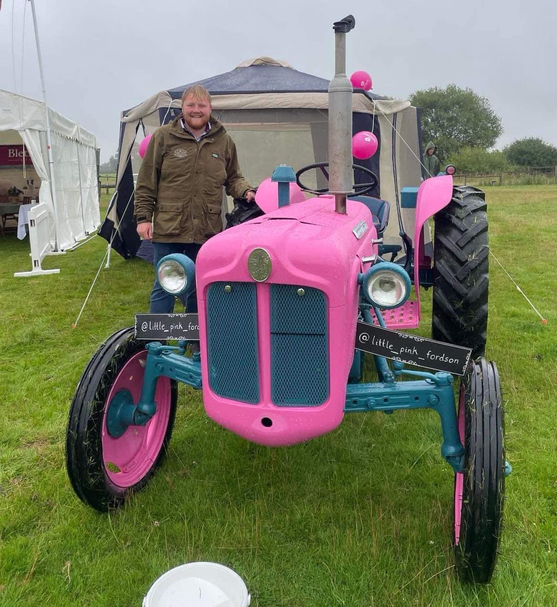 Kaleb’s Barbie tractor?🤔😂 #barbie #clarksonsfarm #kalebcooper