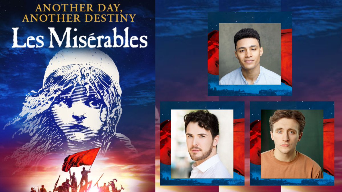 CollectiveAgts's tweet image. 📣🇫🇷DJAVAN VAN DE FLIERT will join the Les Misérables as the role of Enjorlas. Also joining will be JORDAN SIMON POLLARD as ensemble - U/S Javert/Thénardier/Factory Foreman/Bishop and staying on will be OLLIE WRAY as a swing U/S Marius/Enjorlas/Grantaire🇫🇷📣

@CollectiveAgts