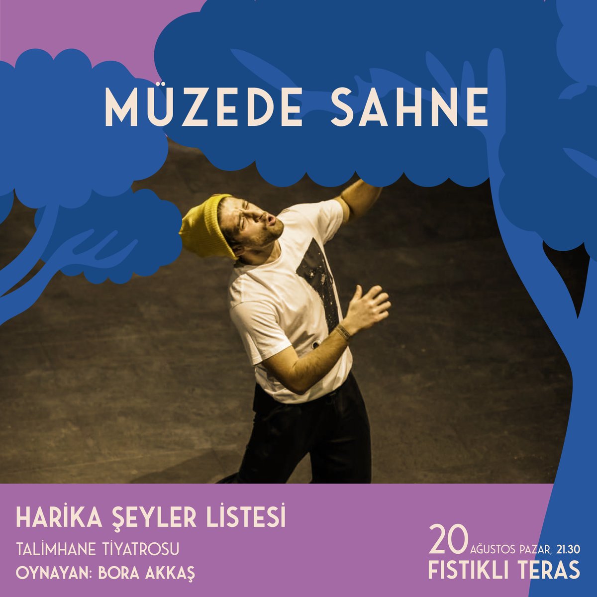 SSabanciMuze's tweet photo. MÜZEDE SAHNE, 20 Ağustos Pazar günü sona erecek 🎭

👶🏼Atta Festival’in 6 - 18 aylık bebekler için tasarladığı interaktif dans tiyatrosu “Çık Dışarı”

🌇Bir dans performansı olan “günbatımı melodrama”

✍🏼Fıstıklı Teras’ta yer alacak olan “Harika Şeyler Listesi”

sizleri bekliyor.