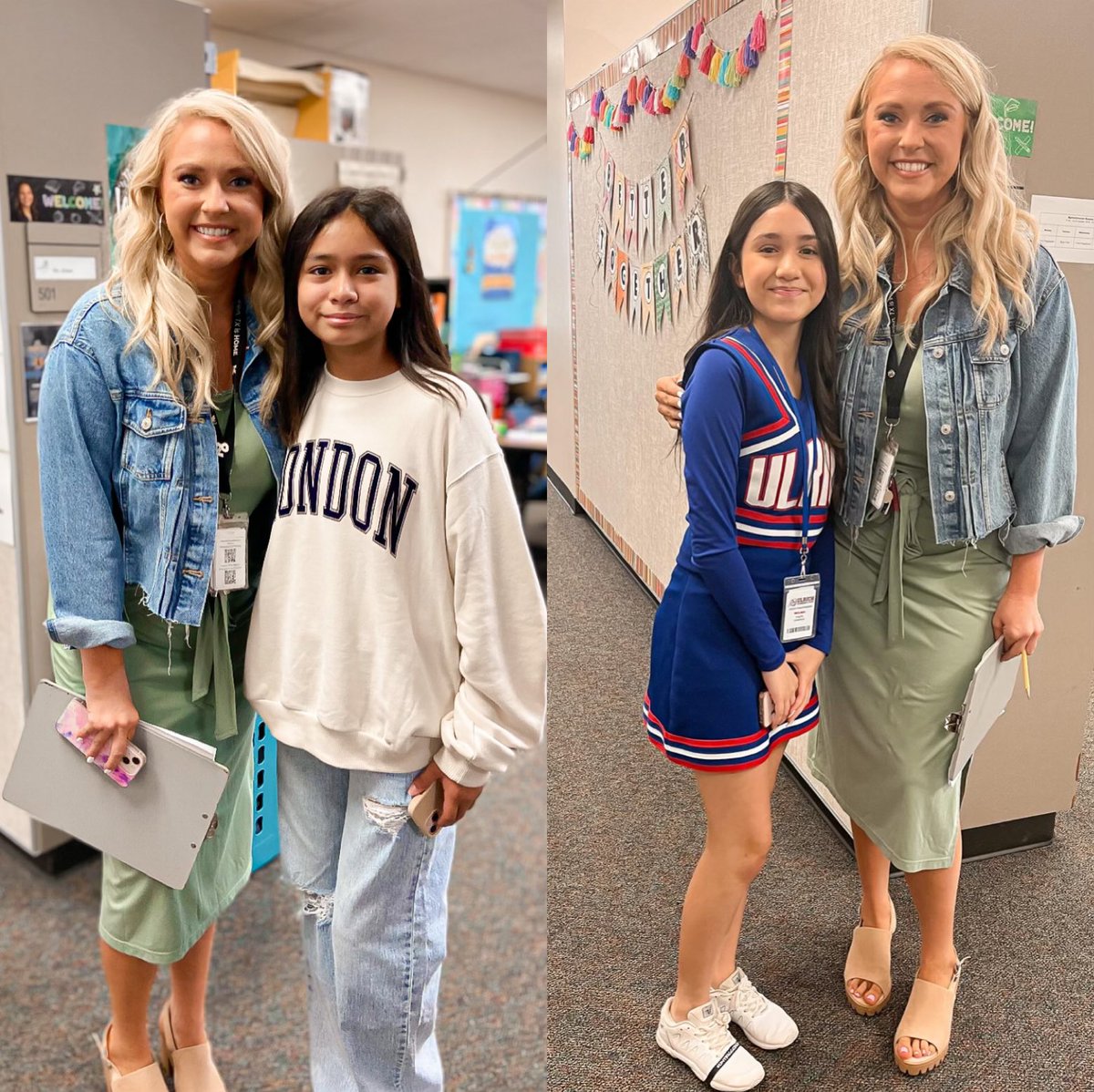 It was an awesome #KleinFirstDay of year 8!! I love when my former students come to visit me at Meet the Teacher & the 1st day of school 🥹🩷 ready for an awesome year and building more of these relationships with my new group of 5th graders! #KleinFamily