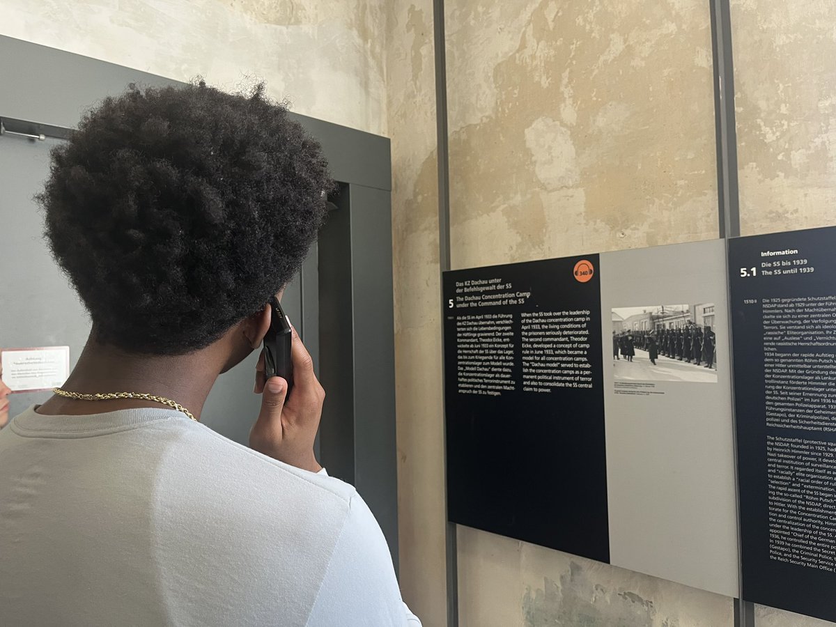 BoilerBall's tweet photo. 🗣️ “If you want to understand today you have to search yesterday.”

An incredibly humbling and solemn day at Dachau Concentration Camp. https://t.co/uMjJgMS8xa