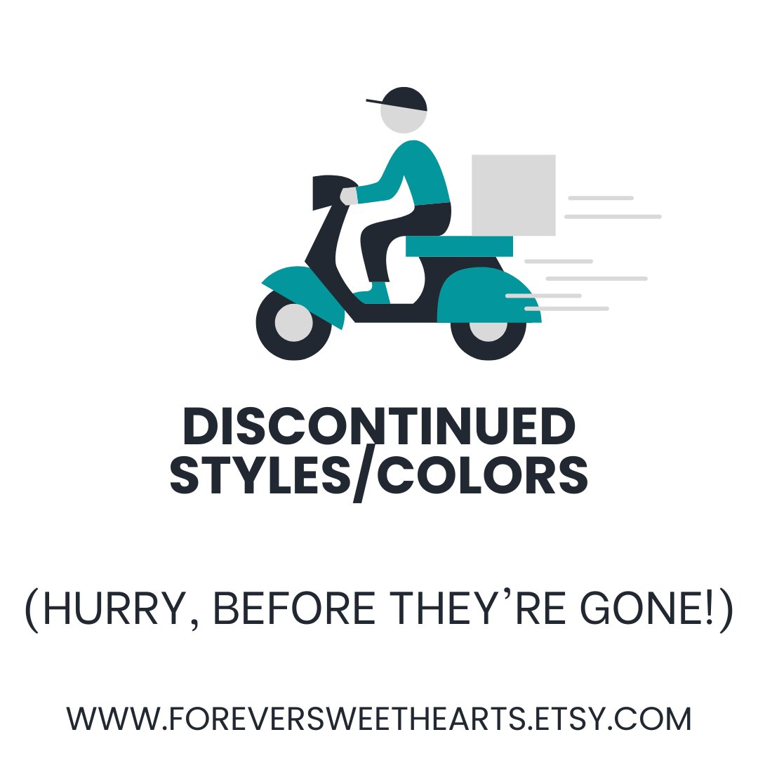 ForSweethearts's tweet photo. These colors and/or styles won't be back once they're sold out. Now's your chance! Look here for some sweet deals on discontinued items: https://t.co/oY5iiuC2Ml...
#discontinued #bargainhunters #SALE https://t.co/goDGVZ4AJG