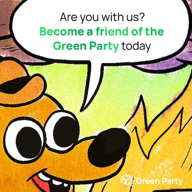 TheGreenParty's tweet photo. The Government has issued 100 new oil and gas licenses, sending a wrecking ball through our climate targets.

The Green Party is the only part that can provide bold climate leadership.

Are you with us?
