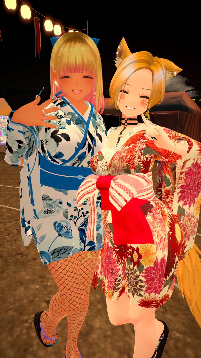 k_tack_vr's tweet photo. #寝転ん盆踊り2023  
#VRCギャルサー https://t.co/PE7HIy6GDU
