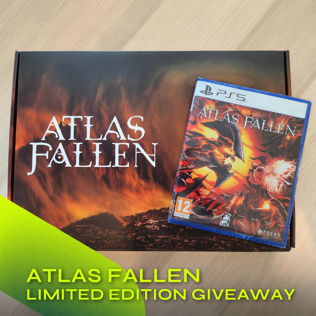 PLAION_BNL's tweet photo. Tijd voor een giveaway? 👀

Om de release van Atlas Fallen te vieren geven wij deze Limited Edition voor PS5 weg! 🌩️

Zo doe je mee:
⚡ Volg ons &amp; retweet
⚡ Tag een vriend(in)
⚡ Je bent 18+ (🇧🇪🇳🇱🇱🇺)

Stiekem benieuwd wat er in zit? 👉 https://t.co/LeqkBJ2Kfq https://t.co/GjNlaRO5EU