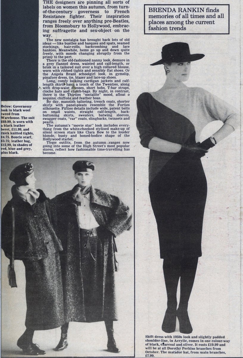 Iconic 1980's fashion. Share your photos of your past fashion faux pas and your fashion wins with someone from a different generation to inspire a conversation about history. Pictures courtesy of Yorkshire Post Newspapers. @BeginsHistory #HBAH1980s #fashionhistory #vintagestyle