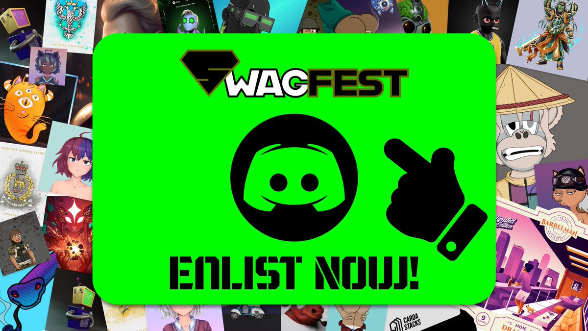 🎉 Attention all NFT troops! Drop and give me twenty seconds to tell you about SwagFest 2023 – the NFT Degen Weekender you don't want to miss! From Aug 11-13, it's special guests, giveaways, and NFT music galore. Fall in line and be part of #SwagFest greatness. 

Move out: