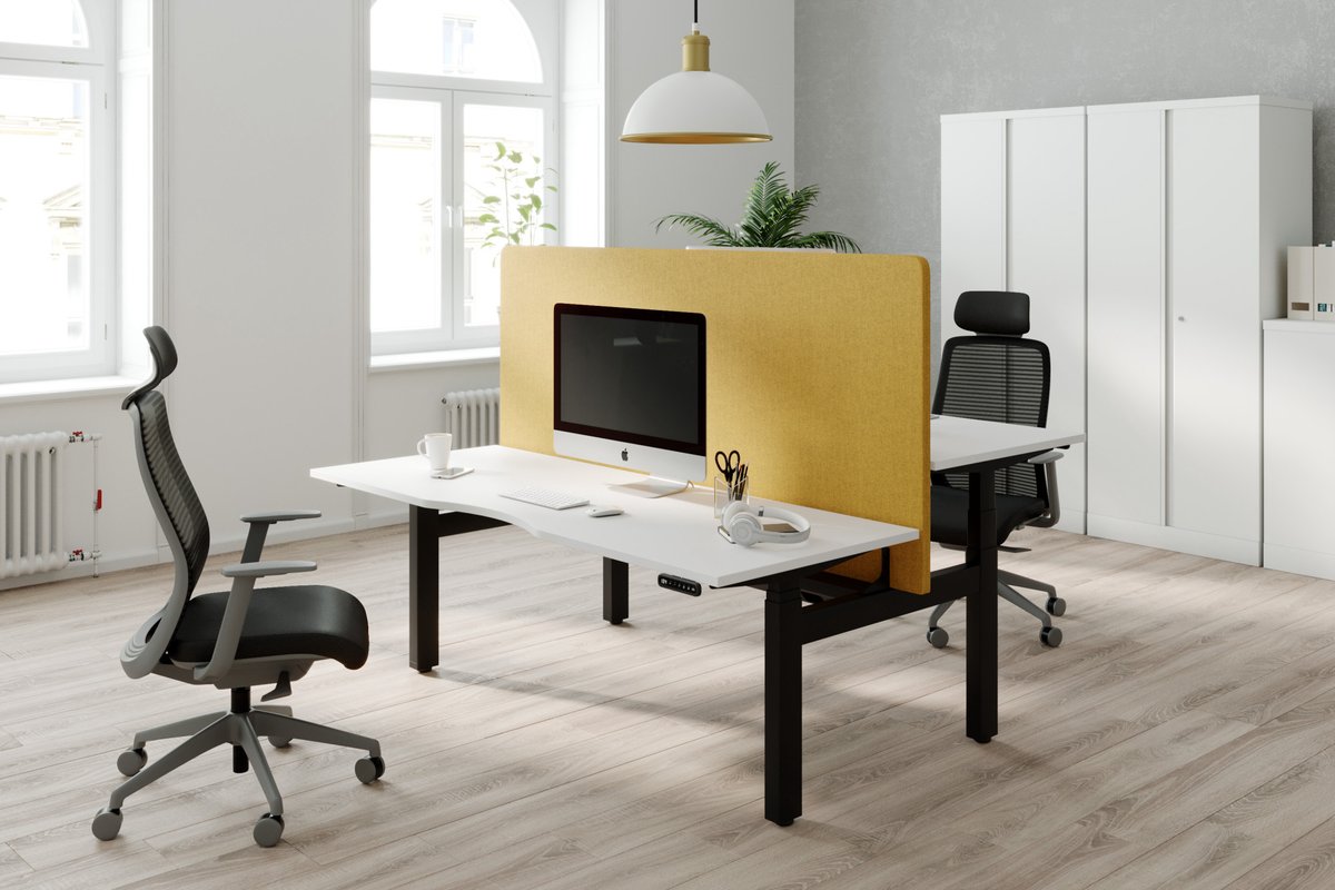 Height Adjustable Desks allow the user to easily switch from a sit to standing position, bringing many health benefits.

#officeinteriordesign #officefitout #fitoutsolutions #workspace #officefurniture #sitstanddesks #heightadjustabledesks #leap #desks
bit.ly/3kwt7c7