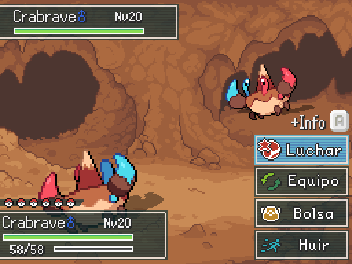 Pablus94's tweet photo. 🦀¡Aquí os dejo los gráficos ingame de Crabrave!🦀

🪩¡RETO!🪩

¡Si el tweet es apoyado y seguís a @EduarPokeN y a @JaviGarnier daremos a Crabrave en una actualización!😉

El sprite, ow e icon está hecho por @EduarPokeN
El backsprite está hecho por @its_me_srgio https://t.co/2GWuwCV9GN