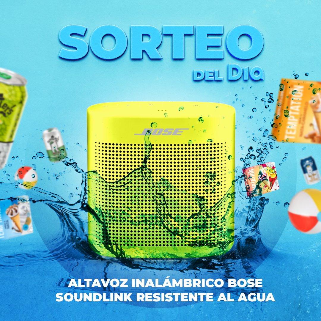 🔊SORTEO🔊

Llévate este altavoz BOSE resistente al agua para disfrutar de la música donde quieras este verano 🎶

👉Sigue a la cuenta oficial de @dia_esp
👉Menciona un amigx y usa el #SorteoDelDia
👉Like y RT

BBLL: epr.ms/3YruFJx