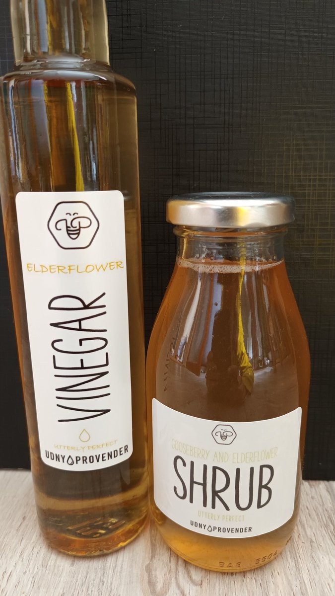 Good news! Elderflower Vinegar and Gooseberry and Elderflower Shrub are now back in stock. Just in time for Inverurie Farmers Market this Saturday.  See you all there 😃