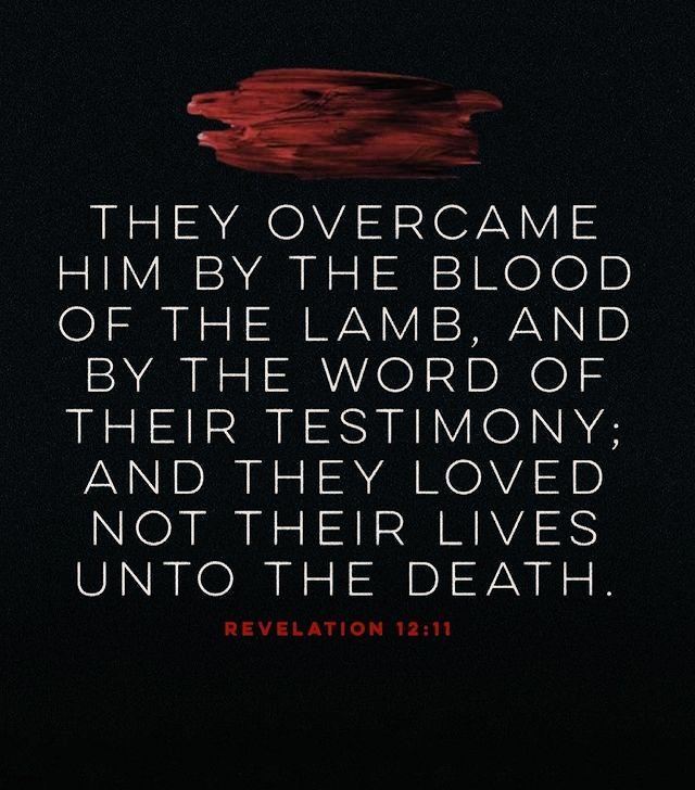 #Pray ❤
Father, in Jesus' name,
Even while the enemy may try to deceive or level accusations against your people, you promise that we will conquer the enemy in our lives by the blood of the lamb and by the word of our testimony. I praise your victory on the cross❤️ #Amen