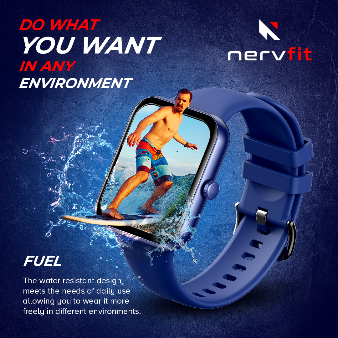 Nervfit's tweet image. "Stay connected, rain or shine. With our water-resistant smartwatch, you're always in control, no matter where adventure takes you. ⌚🌦️ #Nervfit #trending #  #UnleashPossibilities #SmartWatchLaunch #TechEvolution #Smartwatch #newlaunch #Smartwatch #UnstoppableTech #trending