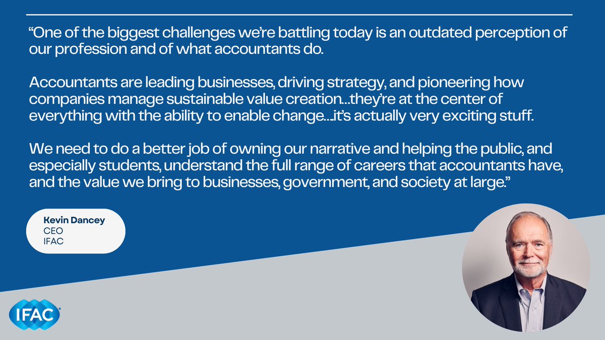 IFAC CEO Kevin Dancey provides valuable insights in The Accountant magazine's 'Audit and Assurance.' Read more on IFAC's efforts to promote sustainability standards, advocate for assurance training & address outdated perceptions of accountants: bit.ly/3OEsrTS