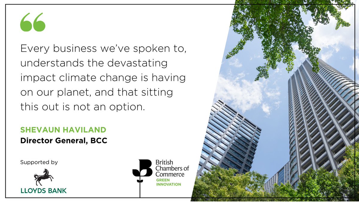 We've teamed up with <a href="/LloydsBankBiz/">Lloyds Business</a>, for a deep dive into what's holding firms back on their journey to #NetZero.

Key takeaway -  Government should remove barriers to investment and give clarity on its own commitments.

Read the full report👉 ow.ly/wEno50PwoLL