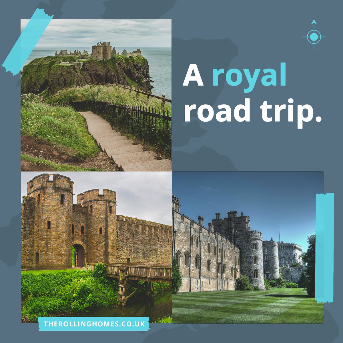 therollinghomes's tweet photo. Ever dreamed of touring historic castles and stately homes across the UK? 

Visit https://t.co/Lo0fJumBkY or give us call at 📞 07342 004 004 to start planning your royal road trip. 🚐 #HeritageTravel #TheRollingHomes https://t.co/A6ggyNzvIi