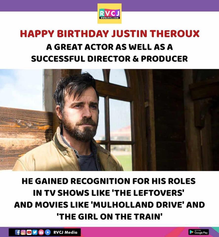 Happy Birthday Justin Theroux!

#justintheroux #actor #director #hollywood #rvcjmovies
