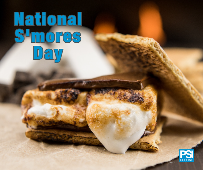 PSI_Roofing's tweet photo. Happy National S'mores Day! Did you know that just like a perfect s'more, a strong roof requires the right ingredients?
#floridaroofing #commercialroofing

https://t.co/OnZ4AFkWDM https://t.co/H89ZDB1aw8