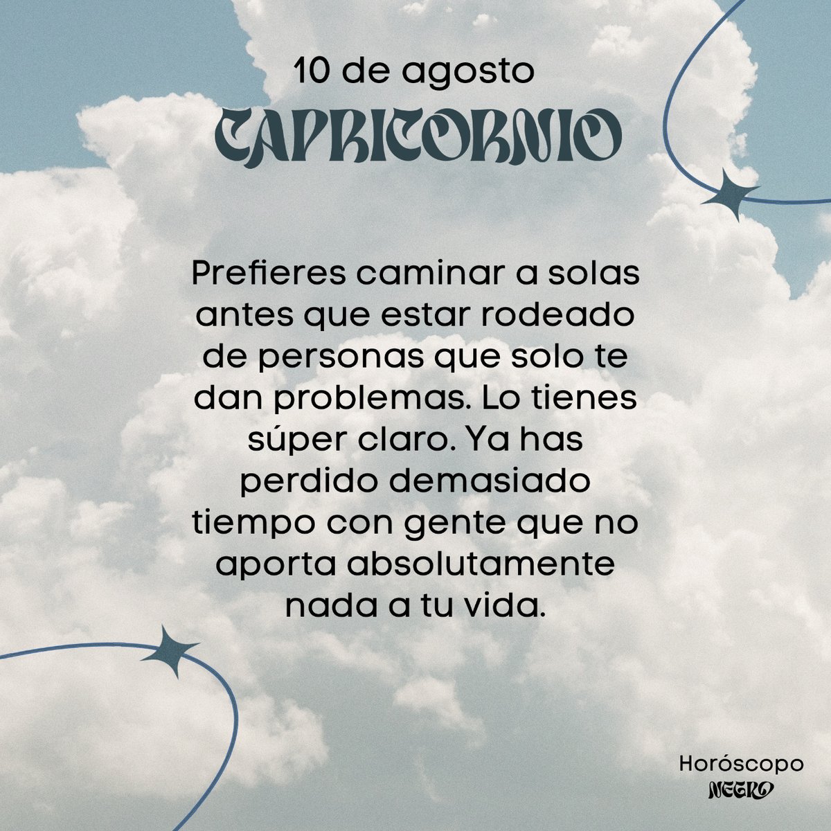 ✨♑✨ #capricornio #horoscoponegro