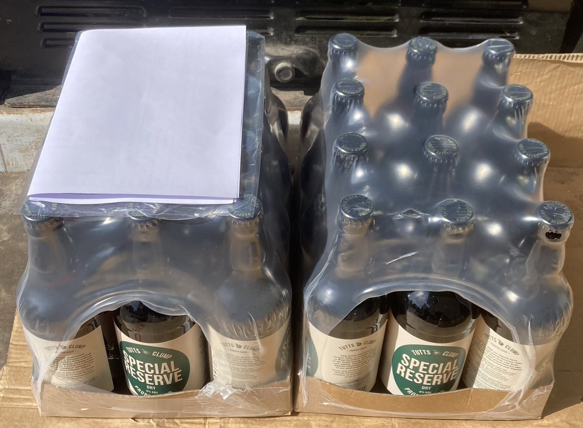 tuttsclumpcider's tweet photo. This mornings online doorstep #tuttsclumpcider deliveries to #BradfieldSouthend π #essentialsupplies #supplychain #propercider https://t.co/U9sLSC4Uzk