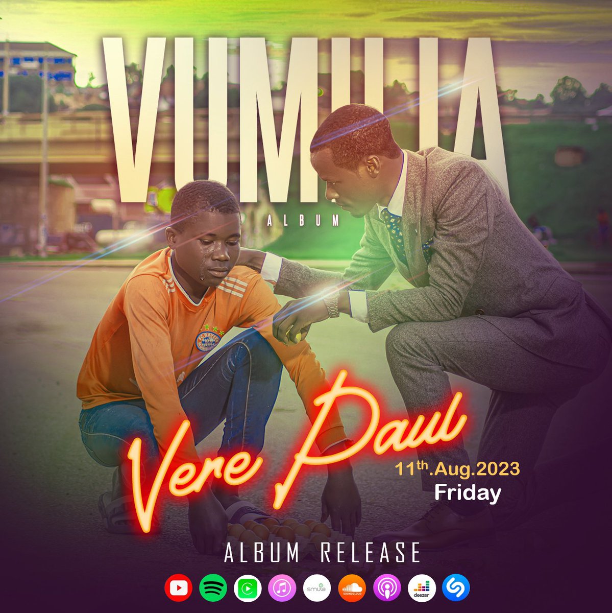 Don't forget that My Album #vumiliaalbum  be out tomorrow on all music streaming platforms.
