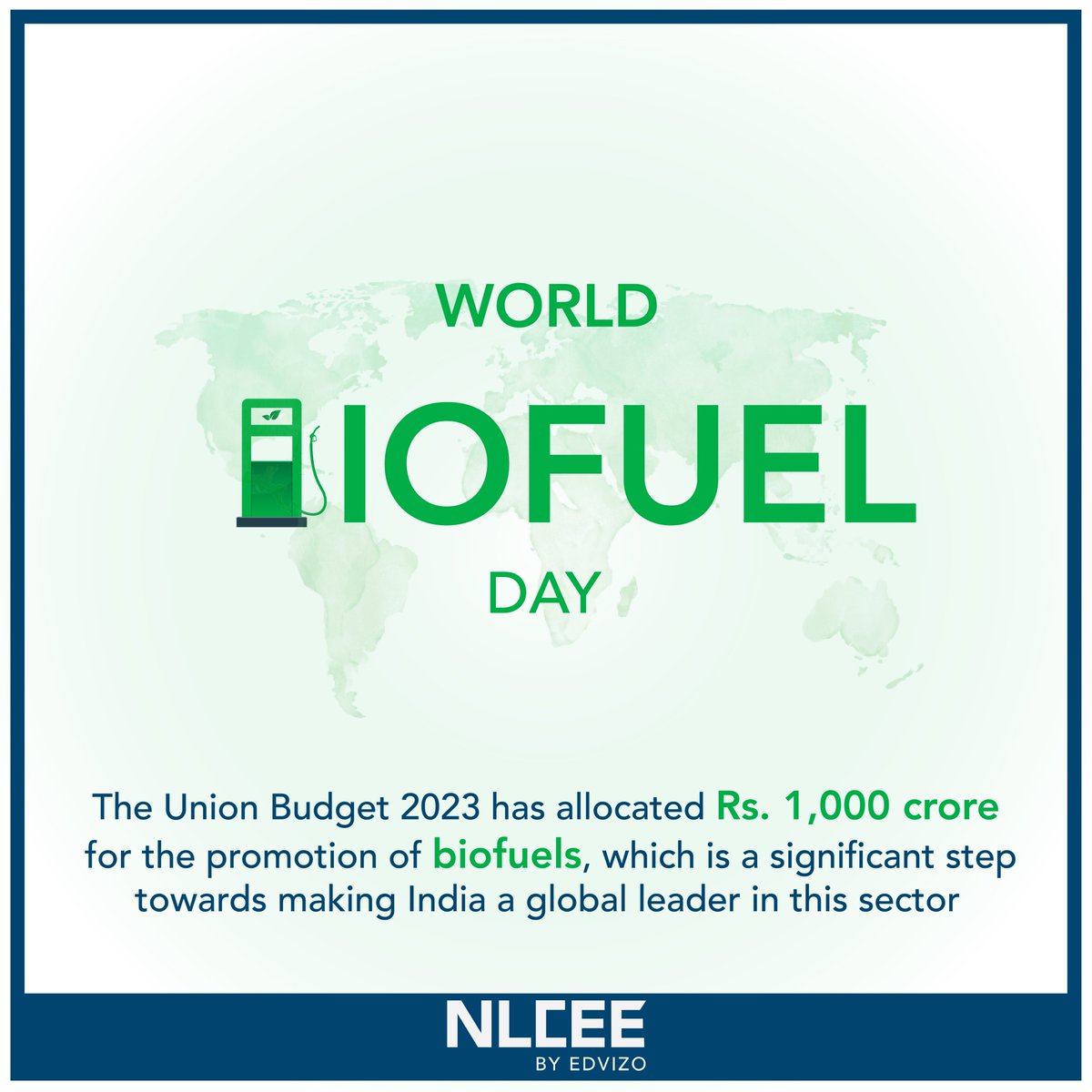 edvizo's tweet photo. The #government's investment in #biofuels is a welcome move and will help to accelerate the transition to a clean energy future.

#worldbiofuelday #biofuels #cleanenergy #sustainable #india #unionbudget2023 https://t.co/IW1DYHu70f