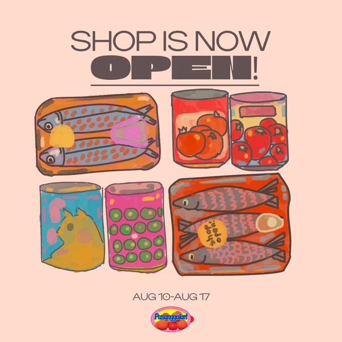 tindahan is now openfirst buyer will get a free print of their choice!   ggx/elbi meetup  gcash/maya/metrobank  order  