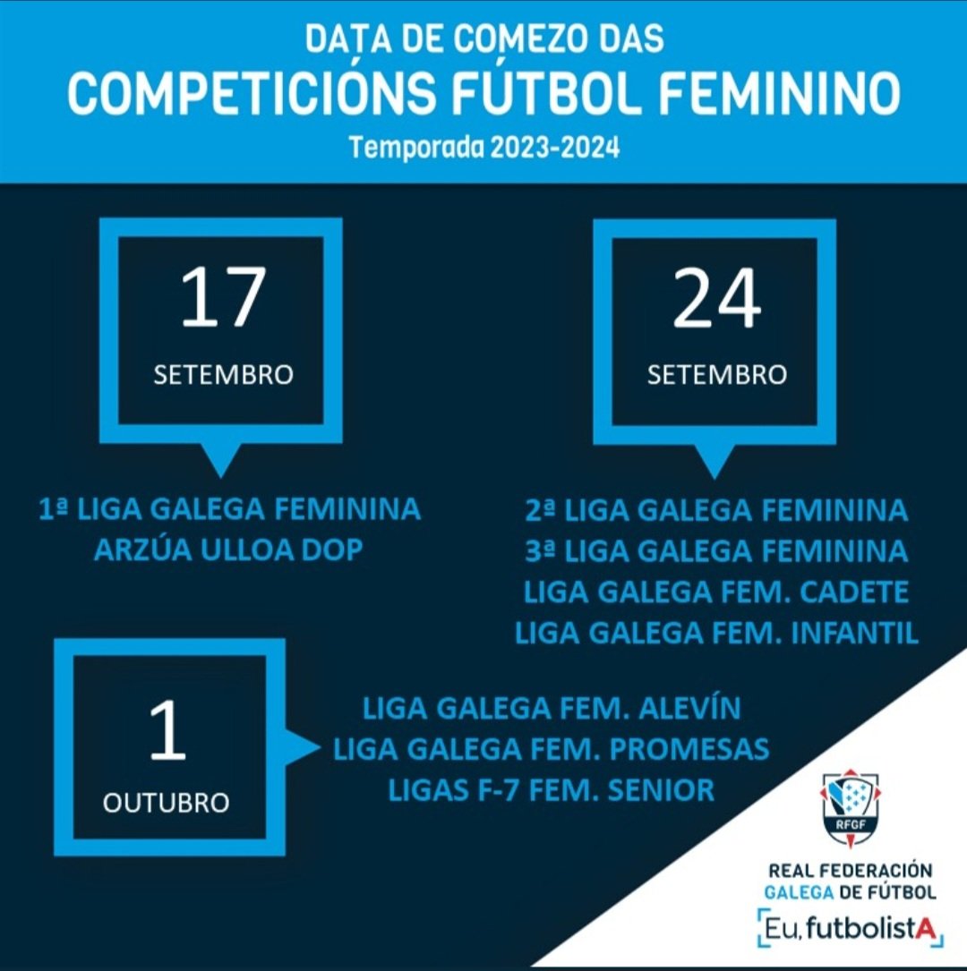 Inicio de las competiciones femenino🧡⚽️